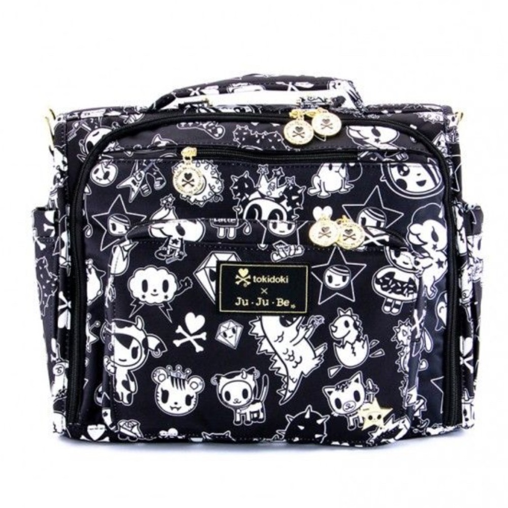 Tokidoki x Ju-Ju-Be Black and White Diaper Bag